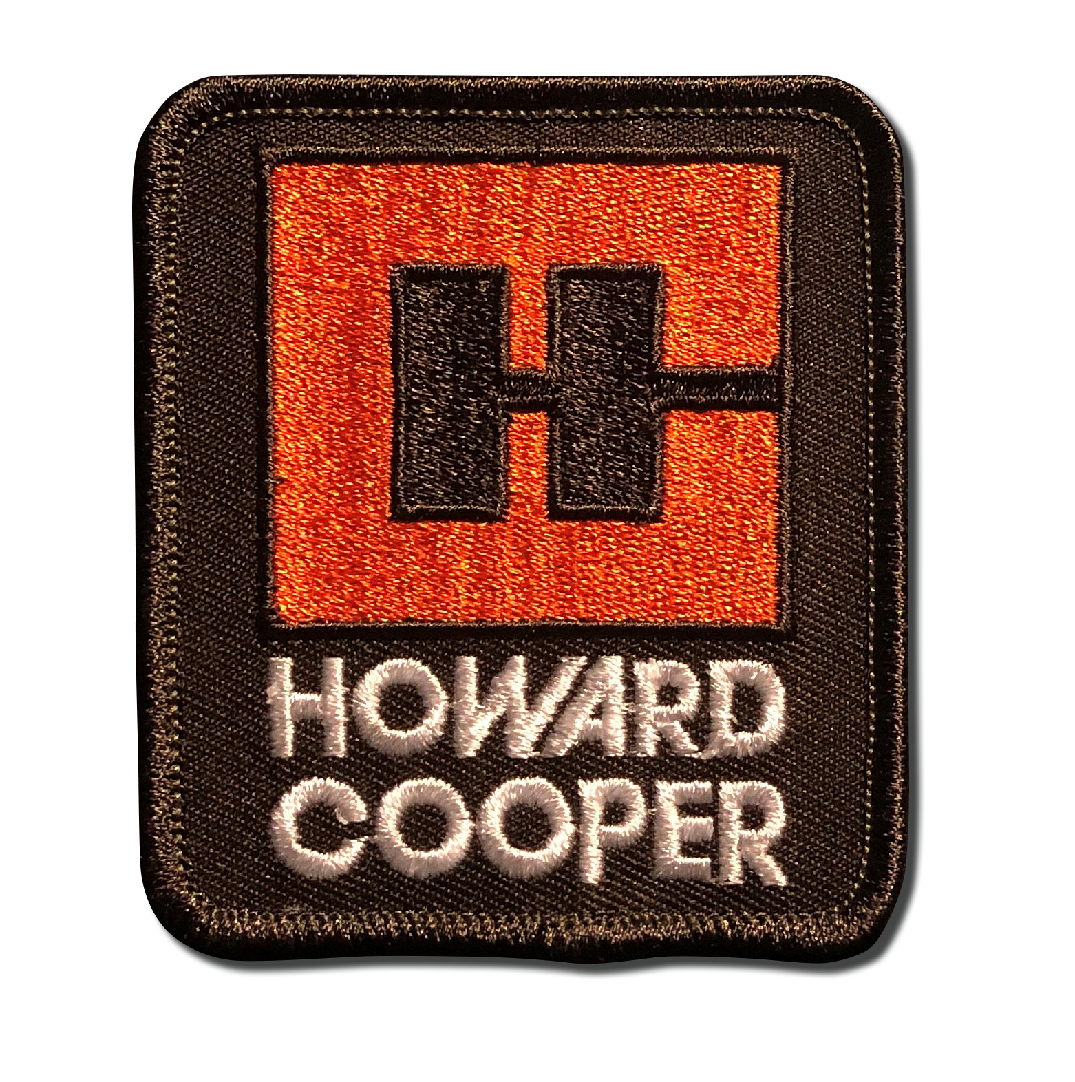 Howard Cooper Patch in Orange and Brown Colors