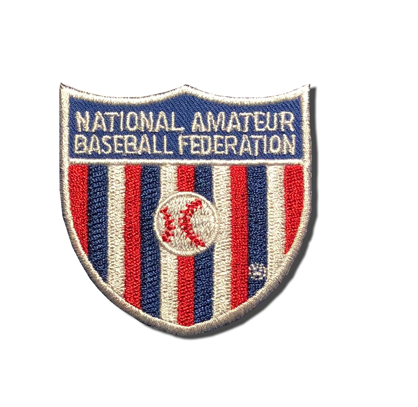 National Amateur Baseball Federation patch. A-B Emblem photo gallery.