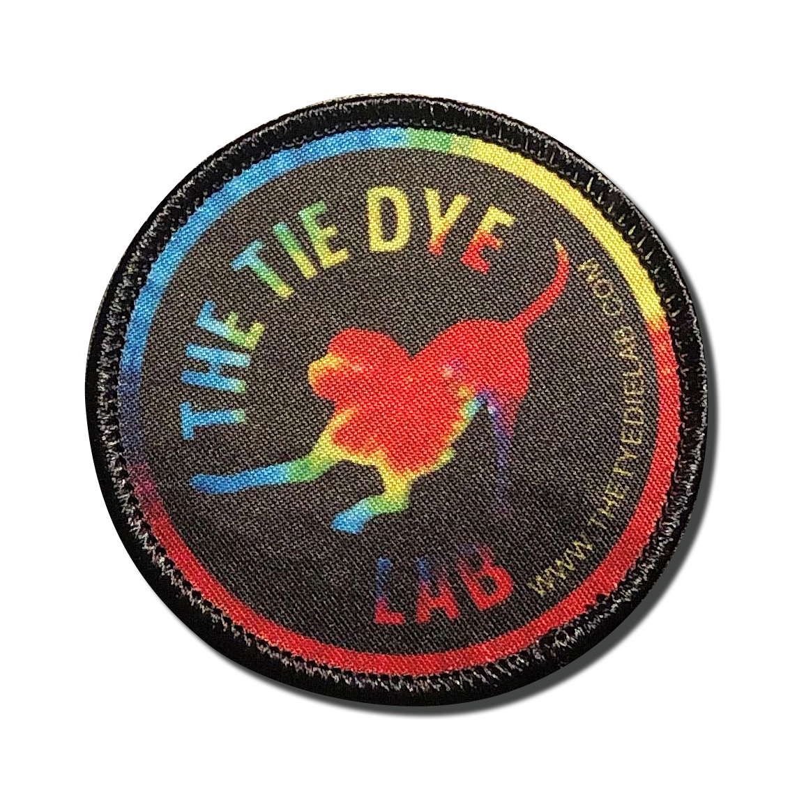 The Tie Dye Lab Photo Patch from A-B Emblem